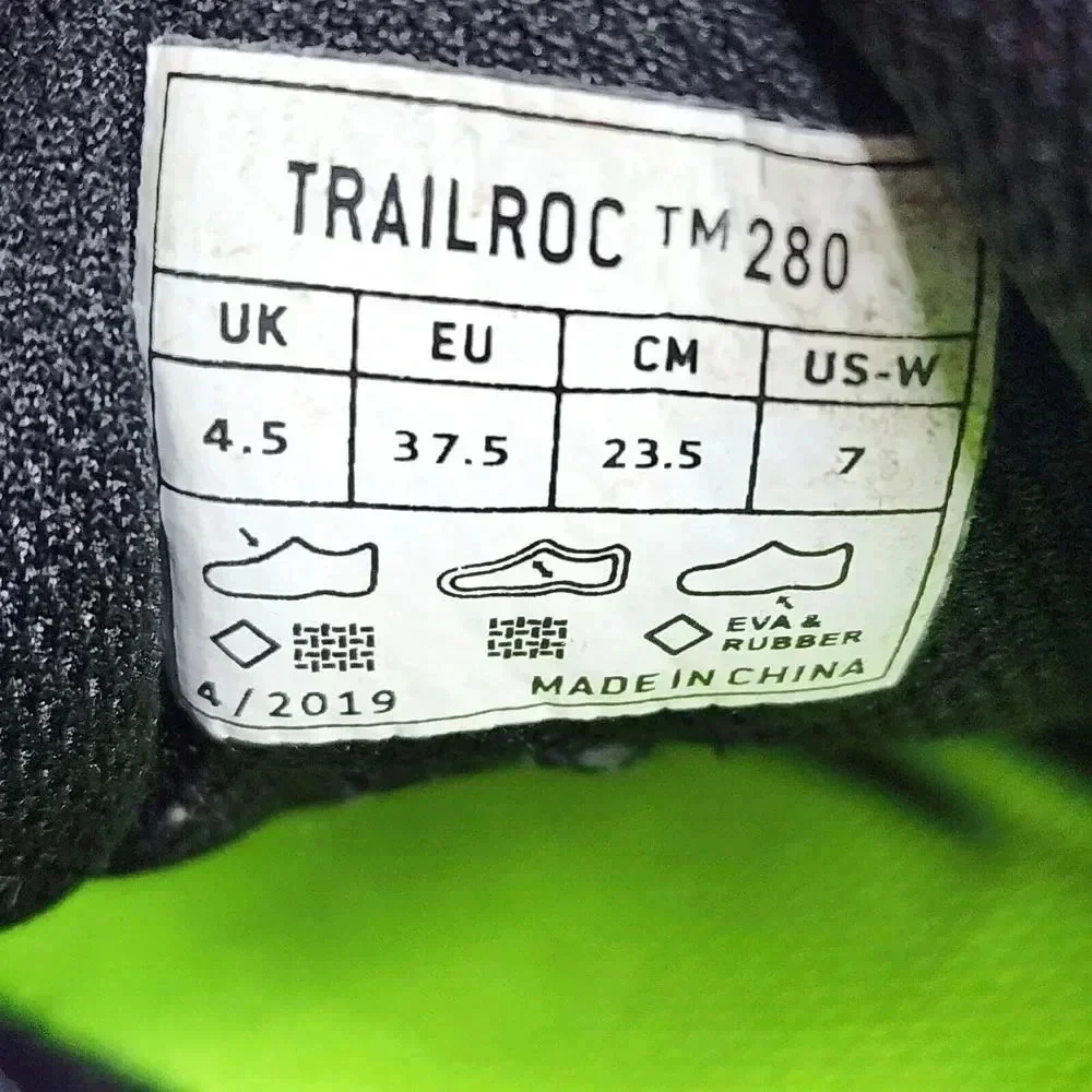 Inov8 TrailRoc 280 Women's Size 7 Hiking Outdoor Trail Shoes‎ Purple Green Black